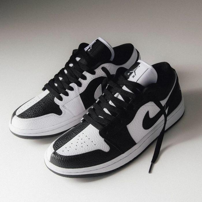 Jual Sepatu aj 1 low homage black white (DR0502-101)made in china