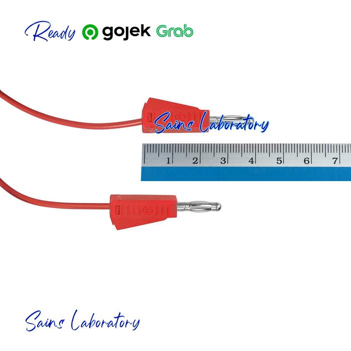 Gambar Kabel Penghubung Jack Tumpuk Segi DC Kabel Steker Probe Kabel Jumper Hitam / Merah Banana Probe Kabel Jumper 60 cm Banana Plug Elektrolisis Power Supply - Tumpuk Merah dari SainsLaboratory1 undefined Tokopedia
