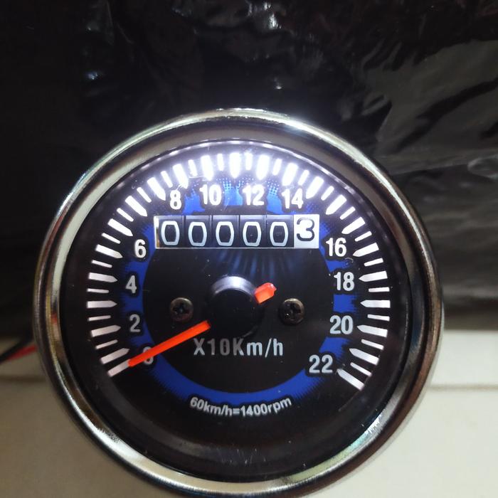 Gambar spidometer jarum led motor mobil kilometer Motorcycle spido jarum led motor - crom putih dari super variasi undefined Tokopedia