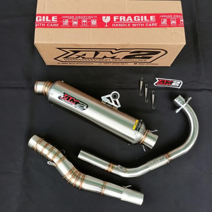Gambar Knalpot Racing Fulsistem AM2 Cb Gl MP Tiger Bulat jenong Suara Ulem - Tiger lama dari AM2 OFFICIAL undefined Tokopedia