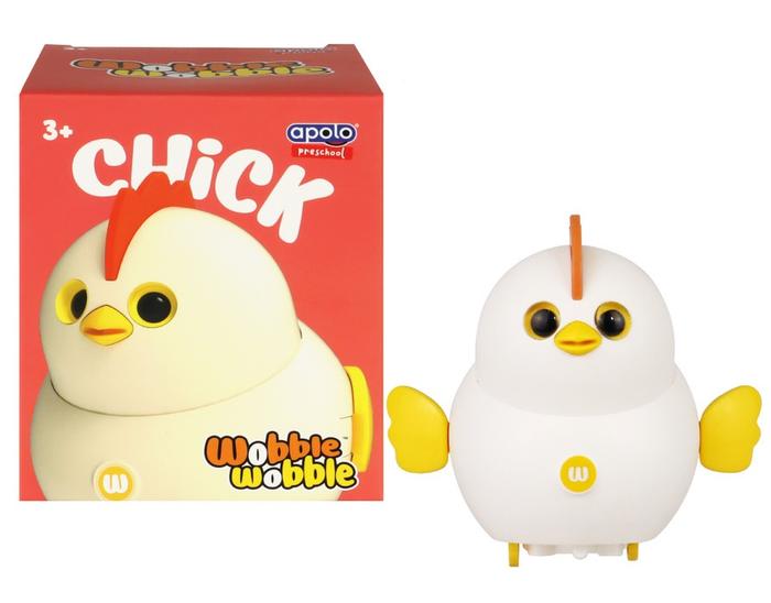 Gambar Apolo Wobble-Wobble Pre-School Mainan Cute Hewan Anak Ayam Lucu Gemas - AYAM PUTIH dari Toys City undefined Tokopedia
