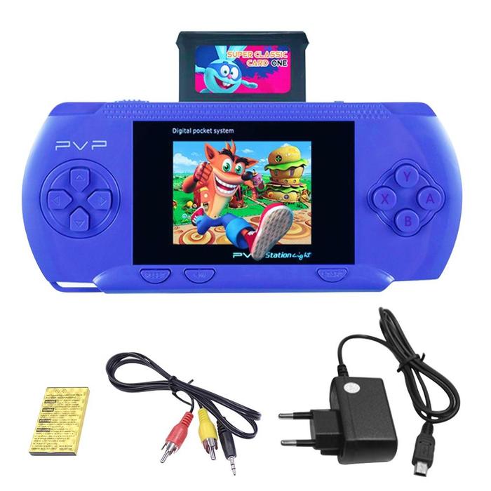 Gambar READY!! PVP TYPE 600 GAME BOY MAINAN ANAK GAMEBOT VIDEO GAME POCKET - Biru dari nazala shop undefined Tokopedia