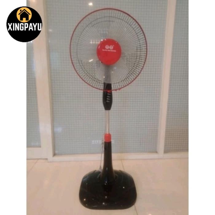 Gambar Kipas Berdiri Stand Fan QQ 369 Hitam Merah Putih Biru 16 inch - Hitam dari Xingpayu undefined Tokopedia