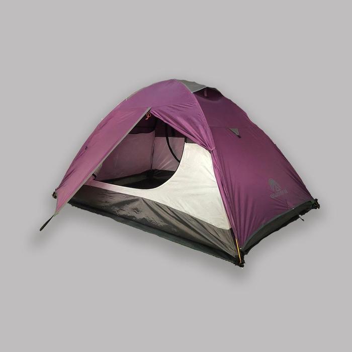 Gambar [100%] TENDA CAMPING PANGRANGO 2 ORANG BIGADVENTURE OUTDOOR HIKING - Purple dari kebonbusur undefined Tokopedia