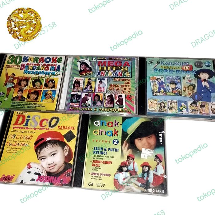 Jual 5 VCD JOSHUA MELISA TRIO LARIS AGNES MONICA TINA TOON DKK ...
