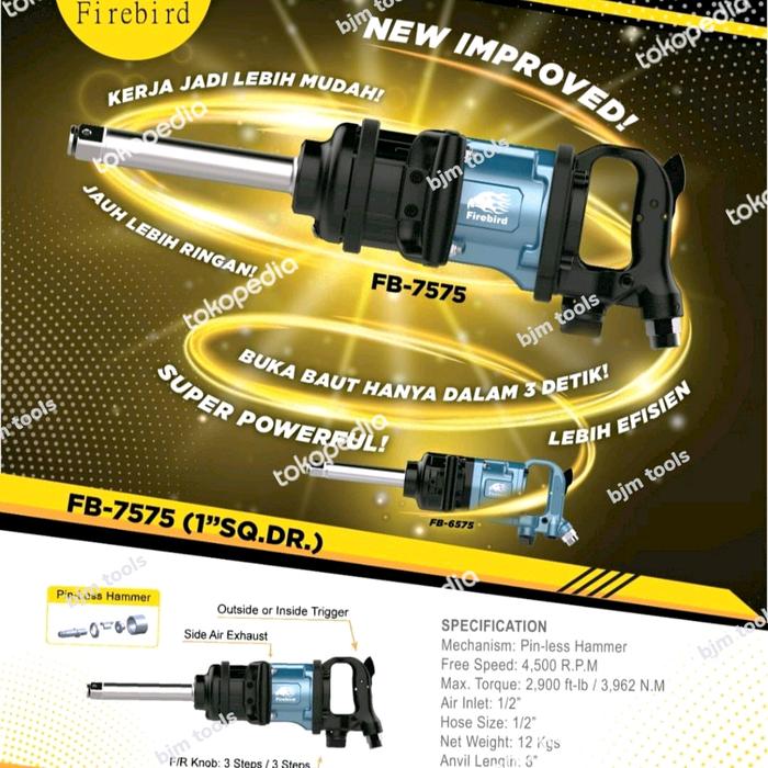Jual Firebird FB-7575 Air impact wrench 1
