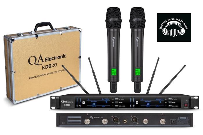 Gambar MIC WIRELESS QA ELECTRONIC KD620 - Hitam dari BlackProAudio Shop Banjarmasin undefined Tokopedia