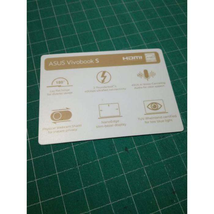 Gambar Stiker Spesifikasi Laptop Asus Vivobook S - vivobook s dari Djong Creative undefined Tokopedia