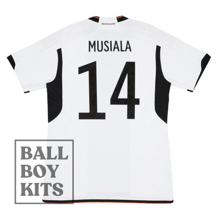 Gambar Original Germany WC 2022 Home Kit Player Issue - #14 MUSIALA, M dari Ball Boy Kits Store undefined Tokopedia
