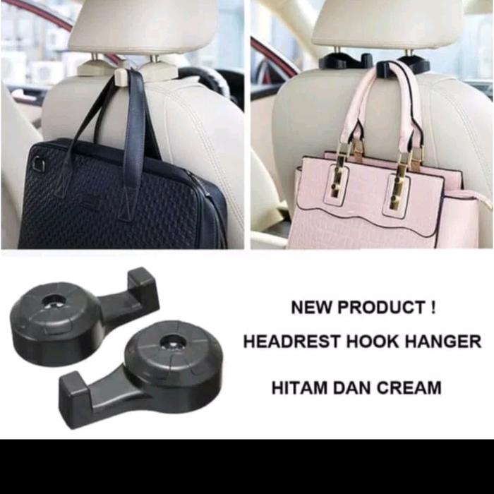 Gambar car organizer gantungan barang mobil car seat hanger hook holder - Hitam dari look1ns undefined Tokopedia