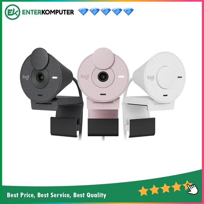Gambar Webcam Logitech Brio 300 Full HD - Auto Light Corection noise-reducing dari Enter Komputer Official undefined Tokopedia
