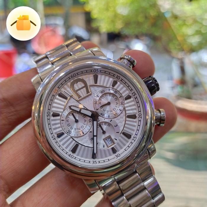 Aigner Bari A37500 Stainless Jual Aigner Bari Chronograph A37500