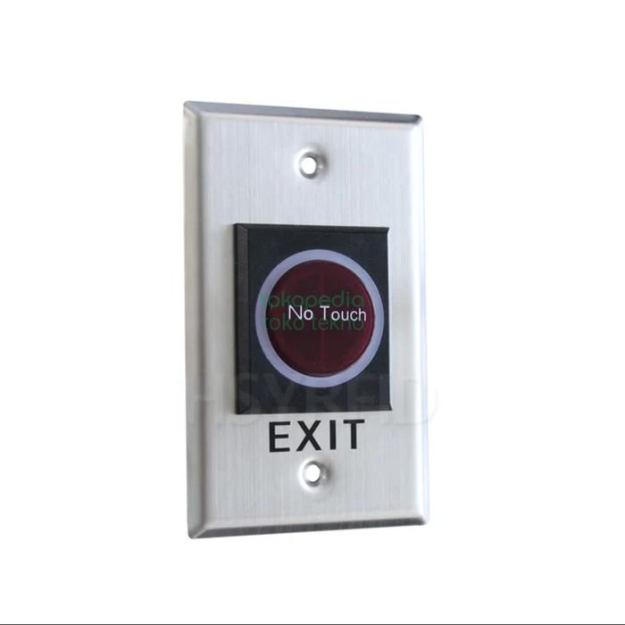 Gambar Out Bow Metal Panjang Outbow Push Button Exit Button Metal 115x70x28mm - No Touch Only dari toko tekno asli undefined Tokopedia