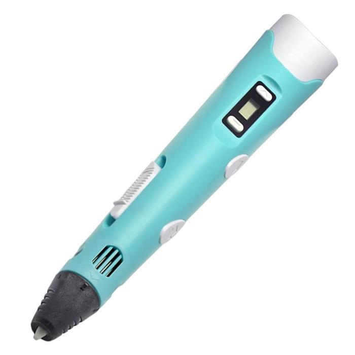 Gambar 3D Printing Pen / Pena 3D Murah Drawing Lukis Abs Filamen Mainan Diy/ - BLUE dari Toko cahaya 02 undefined Tokopedia