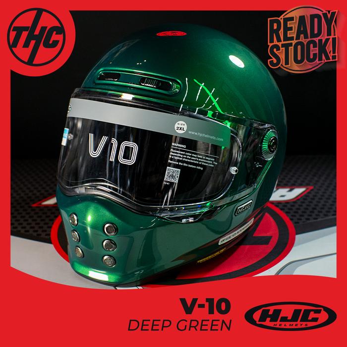 HJC V10 グリーン 　L 　美品 HJC V10 Deep green + Free Shipping! | 10% SALE!