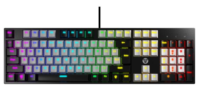 Gambar FANTECH ATOM MK886 RGB MECHANICAL Gaming Keyboard - Abu-abu, BLUE dari GGSTORESBY undefined Tokopedia