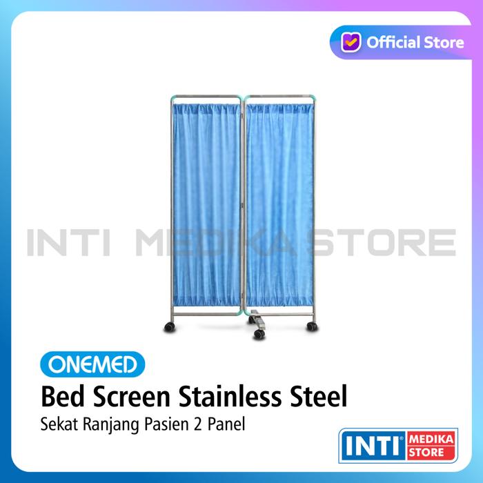 Gambar ONEMED - Bed Screen 2 3 4 Bidang | Sekat Ranjang Pasien Rumah Sakit - 2 Panel dari INTI MEDIKA STORE undefined Tokopedia