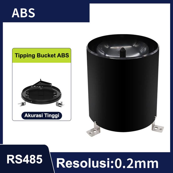Gambar Sensor Curah Hujan Rain Gauge Tipping Bucket ABS Kualitas Tahan Lama - Pulsa dari Temins undefined 5 Tokopedia