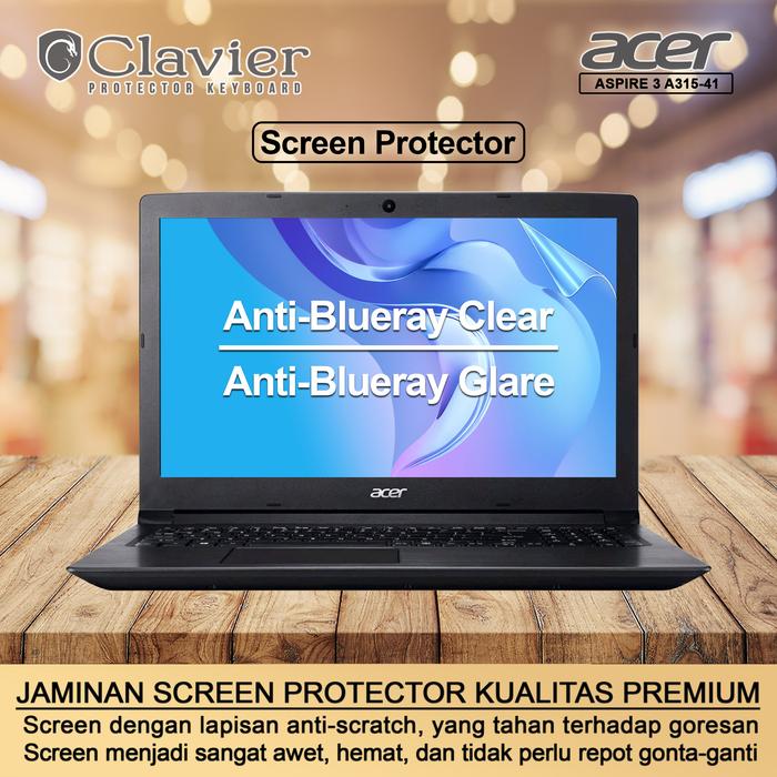 Gambar Keyboard Protector Cover Acer Aspire 3 A315-41-R736 R69L R66A 41G-5WKG - BLUERAY GLARE dari Clavier Care undefined Tokopedia