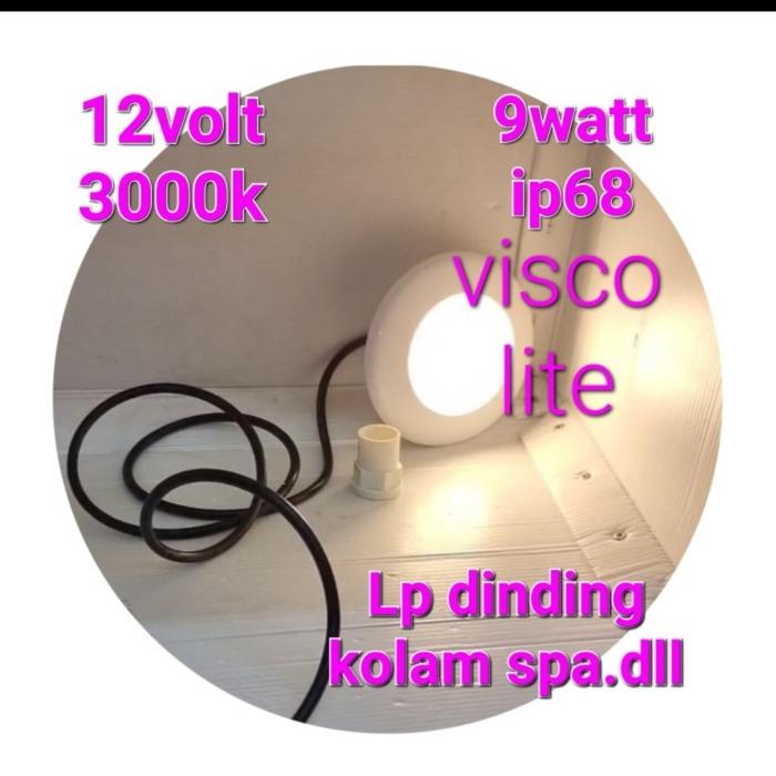 Gambar lampu kolam spa 9w 9watt 12volt - dinding pool light ufo 12v 9 watt - 3000k warm dari visco lite undefined Tokopedia