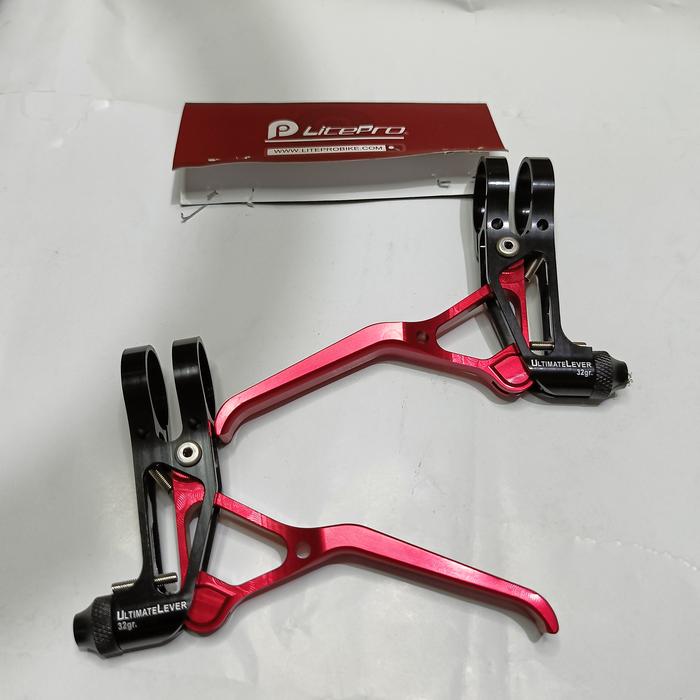 Gambar brake lever litepro ultralight - Merah dari Bike Line undefined Tokopedia
