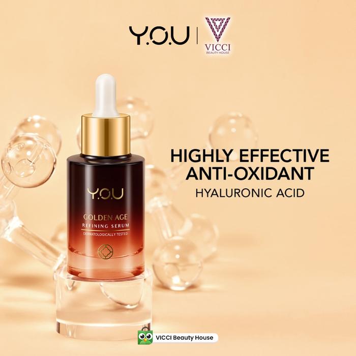 Gambar VICCI | YOU Golden Age Series Skin Solution Perawatan Wajah - RefineSerum20ml dari Vicci Beauty House undefined Tokopedia
