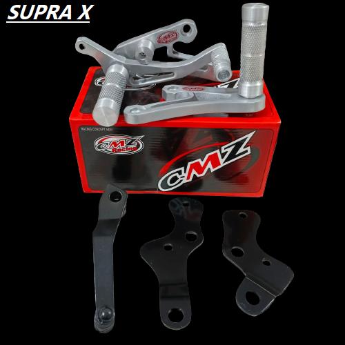 Gambar FOOTSTEP UNDERBONE SUPRA X OLD ROAD RACE DRAG STEP CONGKEL CMZ RACING Motor Motorcycle dari TRIPLE C MOTOR undefined Tokopedia