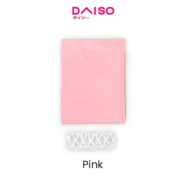 Gambar Daiso Shower Curtain- 180 x 180 cm - Merah Muda dari Daiso Japan Official Store undefined Tokopedia