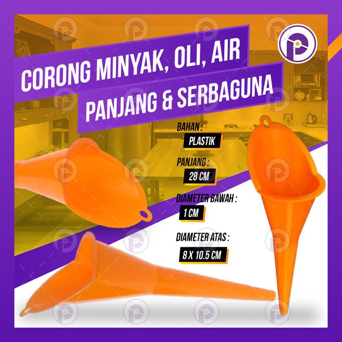 Jual Corong Oli Minyak Air Bensin Radiator Plastik Mulut Panjang ...