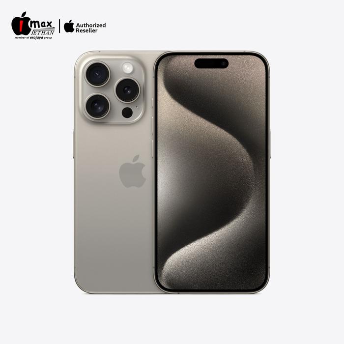 Gambar Apple iPhone 15 Pro Storage 512GB Natural New Garansi Resmi Indonesia - Natural, 128 GB dari iMaxEthanOfficialShop undefined Tokopedia