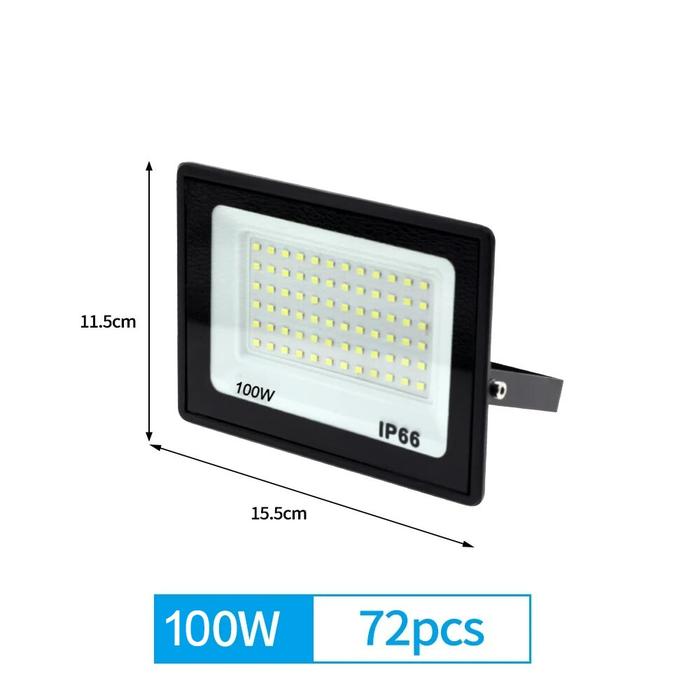 Gambar Lampu Sorot Led Flood Light IP66 Lampu Tembak Led Outdoor Super Terang - 100 Watt, Cahaya Putih dari LED Smart Home undefined Tokopedia