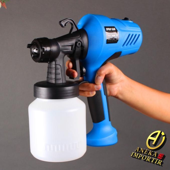 Gambar NEW| ALAT SEMPROT CAT MINYAK ELEKTRIK LISTRIK SPRAY GUN ELECTRIC 400W - Biru dari Toteles Pneumatic undefined Tokopedia