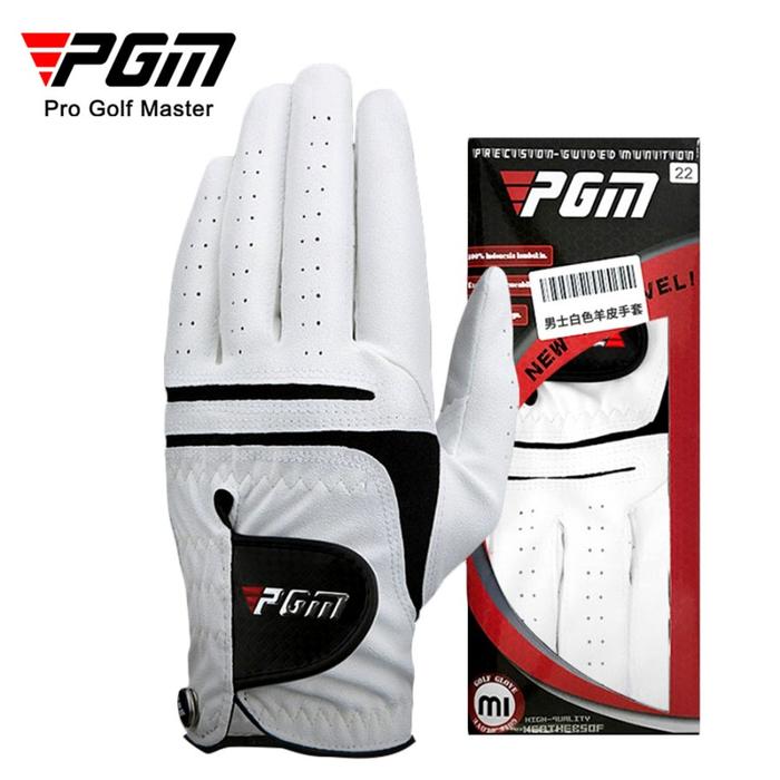 Gambar Pgm ST022 Golf Glove Leather Sheep Skin Anti Slip Sarung Tangan Kulit - Putih, 22 dari wonzila undefined Tokopedia