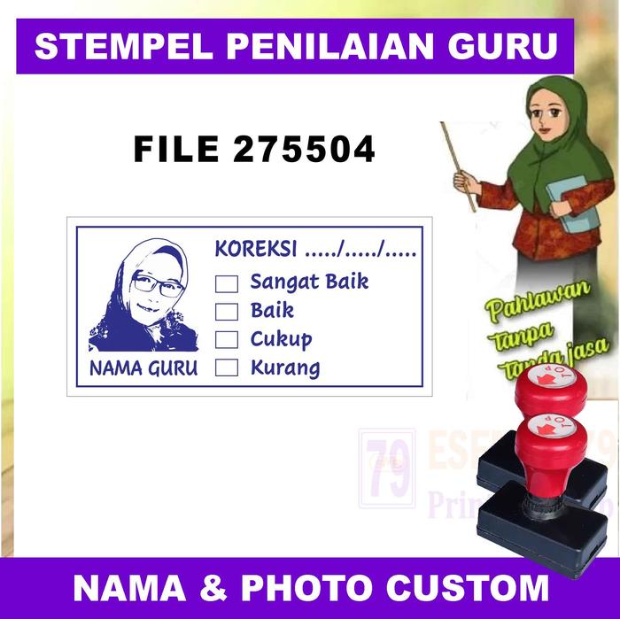 Gambar Stempel Flash Warna Nilai Guru TK/PAUD - 275504, ORANGE dari Esembe 79 undefined Tokopedia