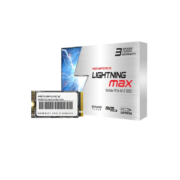 Jual Nvme Midasforce 1tb 2242 Lightning Max Ssd Nvme Pcie Gen3
