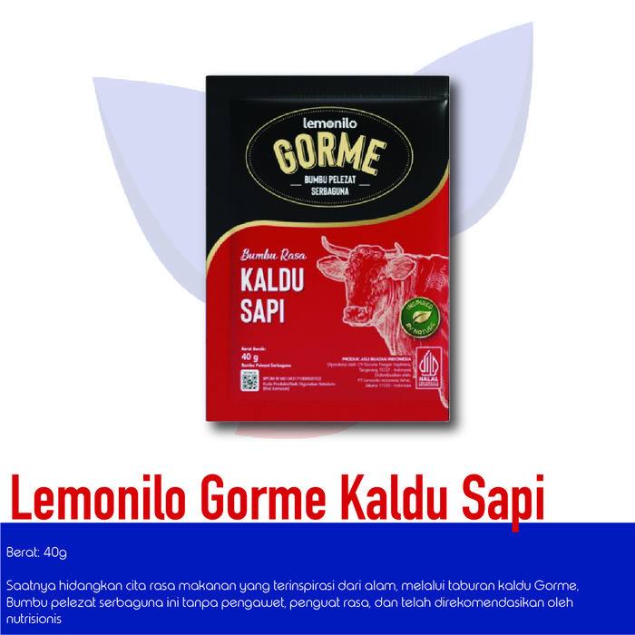Gambar Lemonilo Gorme Bumbu Rasa Kaldu Sapi 40 gr SACHET dari RPD OLSUB undefined Tokopedia