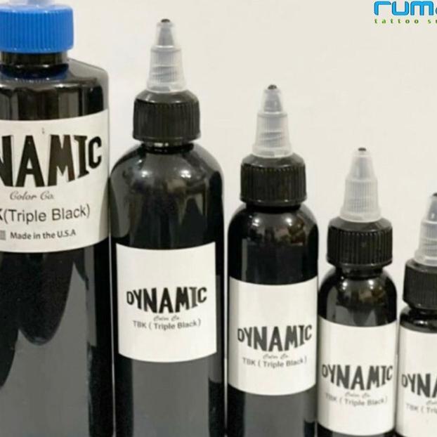Gambar TERBARU!! TINTA TATTOO HITAM DYNAMIC BLK & TBK USA KUALITAS TERBAIK!! - BLK, 1oz dari Decalvan Brother undefined 3 Tokopedia