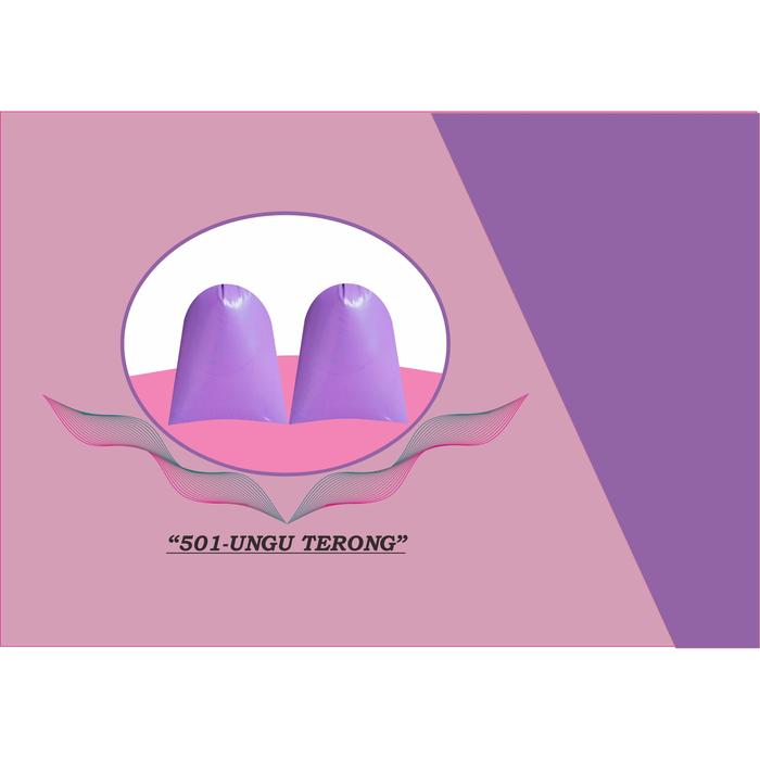 Gambar cat tembok kiloan murah dan berkualitas kemasan plastik berat 0,5 KG - 501-ungu terong dari Robi Paint Original undefined Tokopedia