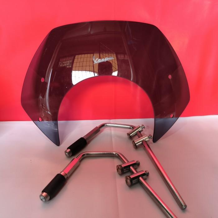 Gambar Windshield/Flyscreen Model Mini Vespa Primavera LX dan GTS Aksesoris - Hitam Smoke, GTS dari Sariah050 undefined Tokopedia