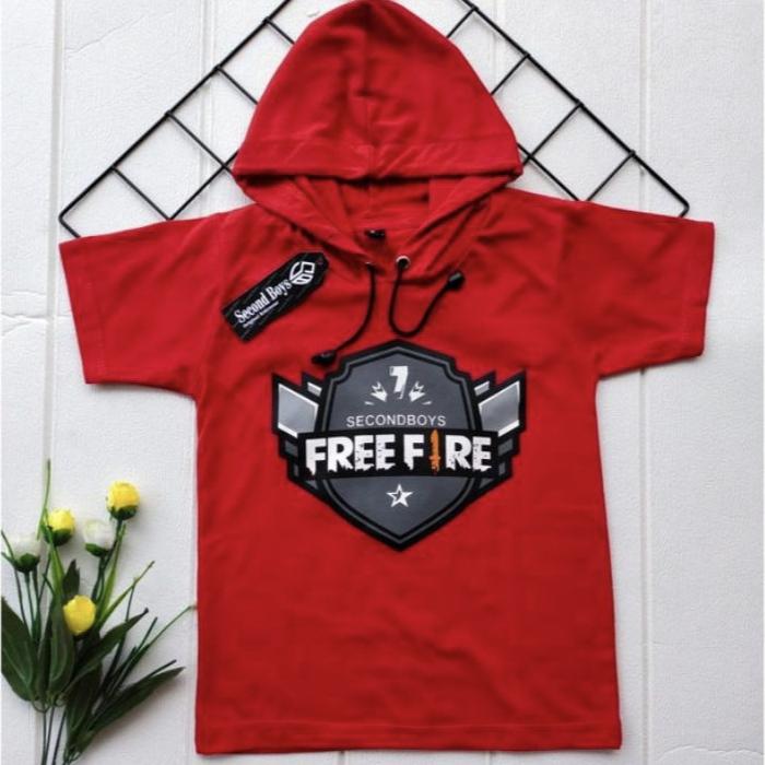 Gambar kaos hoodie anak terbaru KAHOD - Merah FF, S dari brotherkids25 undefined Tokopedia