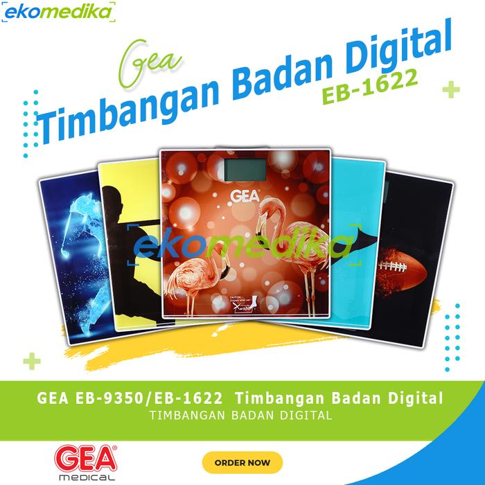 Gambar Timbangan Berat Badan Digital GEA EB 9360 / 1622 / 1623 / EB1653 - EB-9350/1622 dari Eko Medika undefined Tokopedia