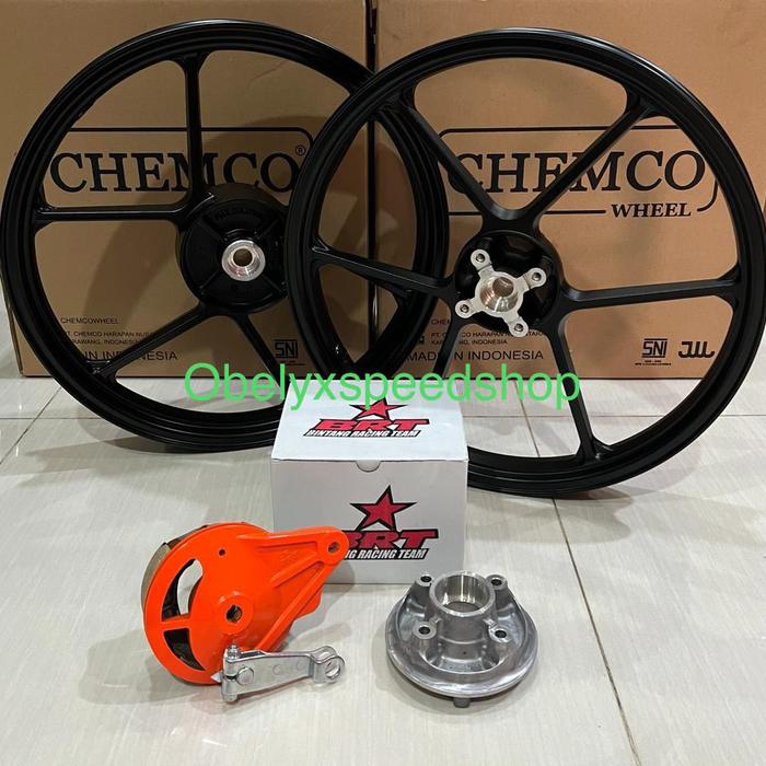 Gambar VELG RACING CHEMCO BRT 160-185 RING 17 JUPITER Z F1ZR - Hitam dari AKUN DI TUTUP OLEH SISTEM1 undefined Tokopedia