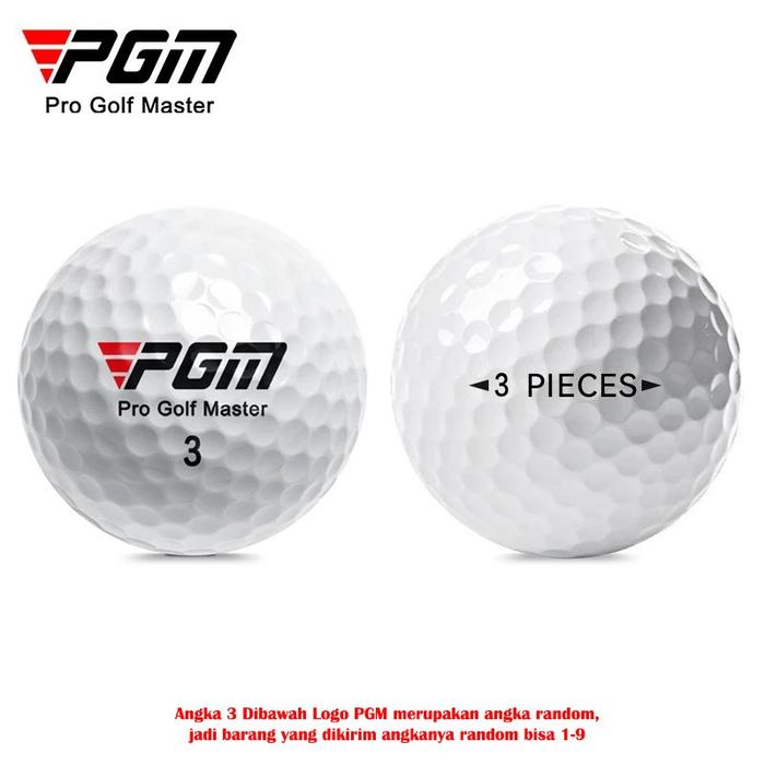 Gambar PGM Q002 Golf Ball 3 Layer Lapis Bola Golf Baru High Spin Pro Quality - Putih dari wonzila undefined Tokopedia