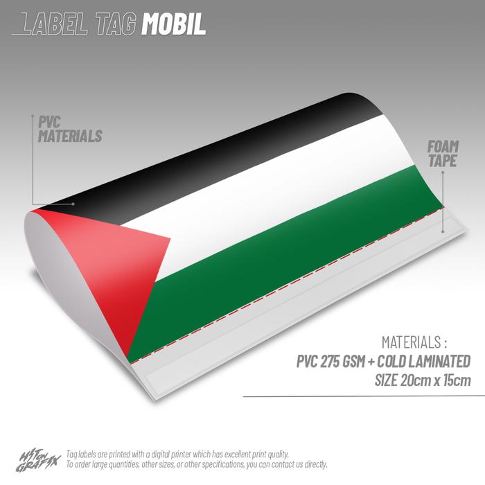 Gambar Label Tag Mobil Variasi Penutup Pintu Bagasi Hiasan Stiker Lego Mobil - PALESTINE dari HogMX undefined Tokopedia