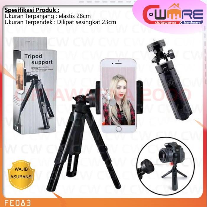 Gambar Paket Tripod 26cm + Lampu Ring Light LED 26cm 10Inc Selfie Tiktok Vlog - TRIPOD SAJA dari Ciptawarna2000 Home Living Kota Palembang Tokopedia