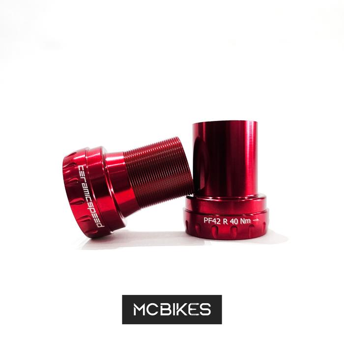 Gambar BB Ceramic Speed BB30 Bottom Bracket for Shimano - Coated - Red dari MC BIKES undefined Tokopedia
