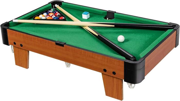 Gambar Mainan Meja Billiard Soccer Mini Pool Table Foosball Board Game Ball - Billiard, Small dari Flolly undefined Tokopedia