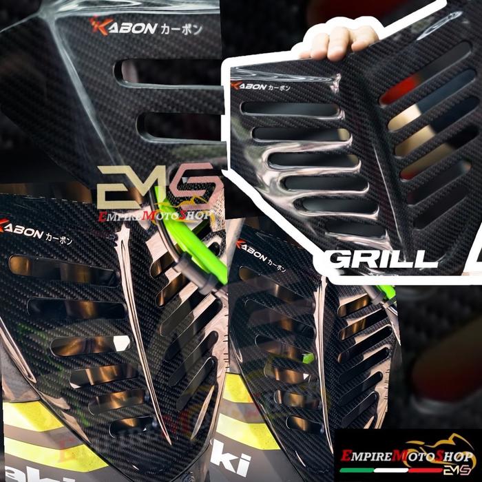 Gambar Kabon Vgrill ZX25R ZX 25 R ZX 25R Carbon Kevlar V Grill Down Pipe dari Empiremotoshop undefined Tokopedia