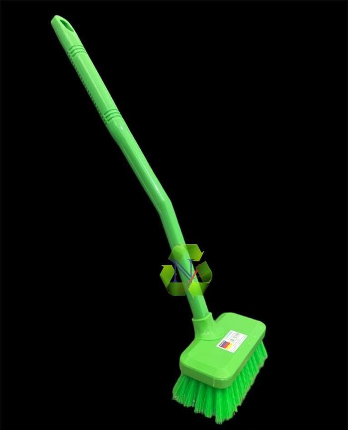 Gambar Sikat Bak Nagata/Sikat WC/Sikat Lantai/Sikat Bak Gagang Sedang NGT 03N - Hijau dari cvnassipjaya undefined Tokopedia