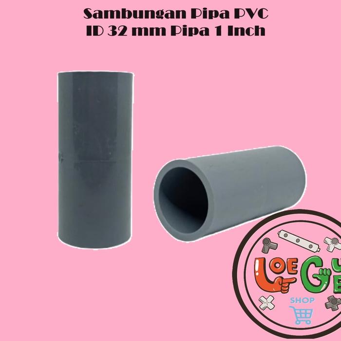 Jual sambungan socket sok shock polos fitting pipa pvc 1/2, 3/4 & 1 ...